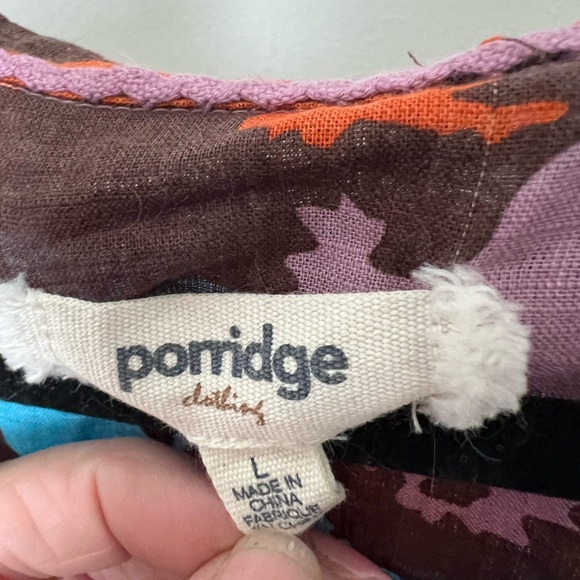 Peasant style blouse with 3/4” bell-sleeves - Picture 3 of 3